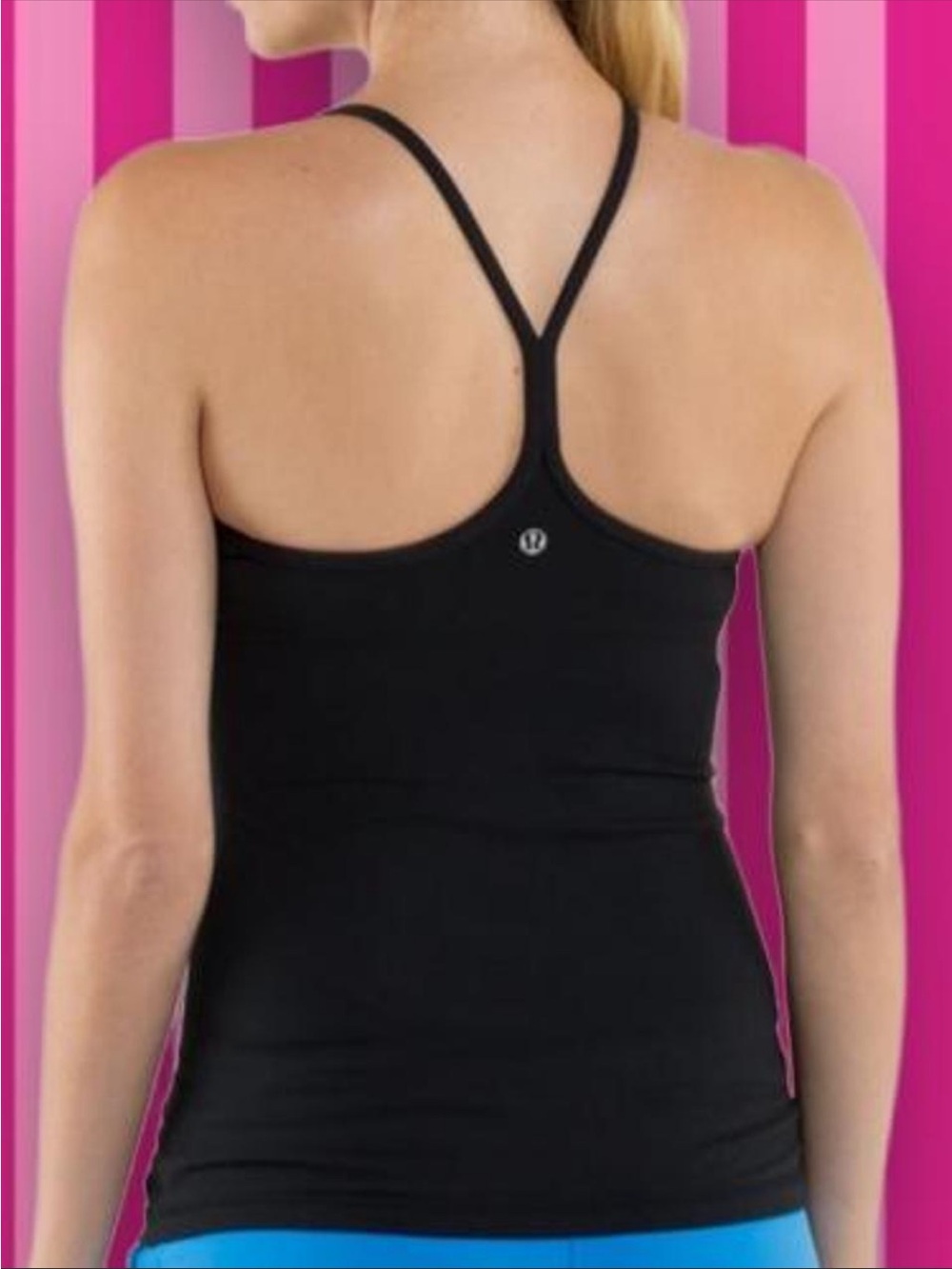lululemon athletica Black Racerback Tank with Y-Back